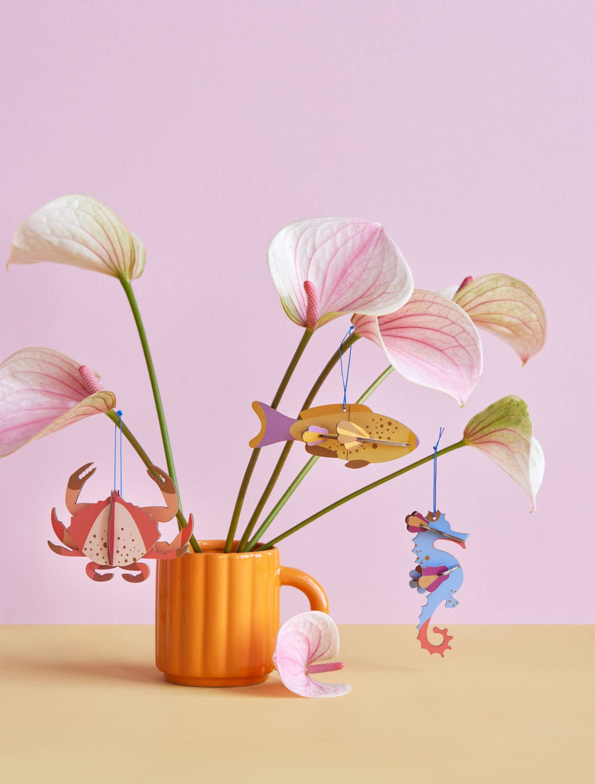 Crab 3D Wall Art Craft Kit - Lucky Charm to Hang