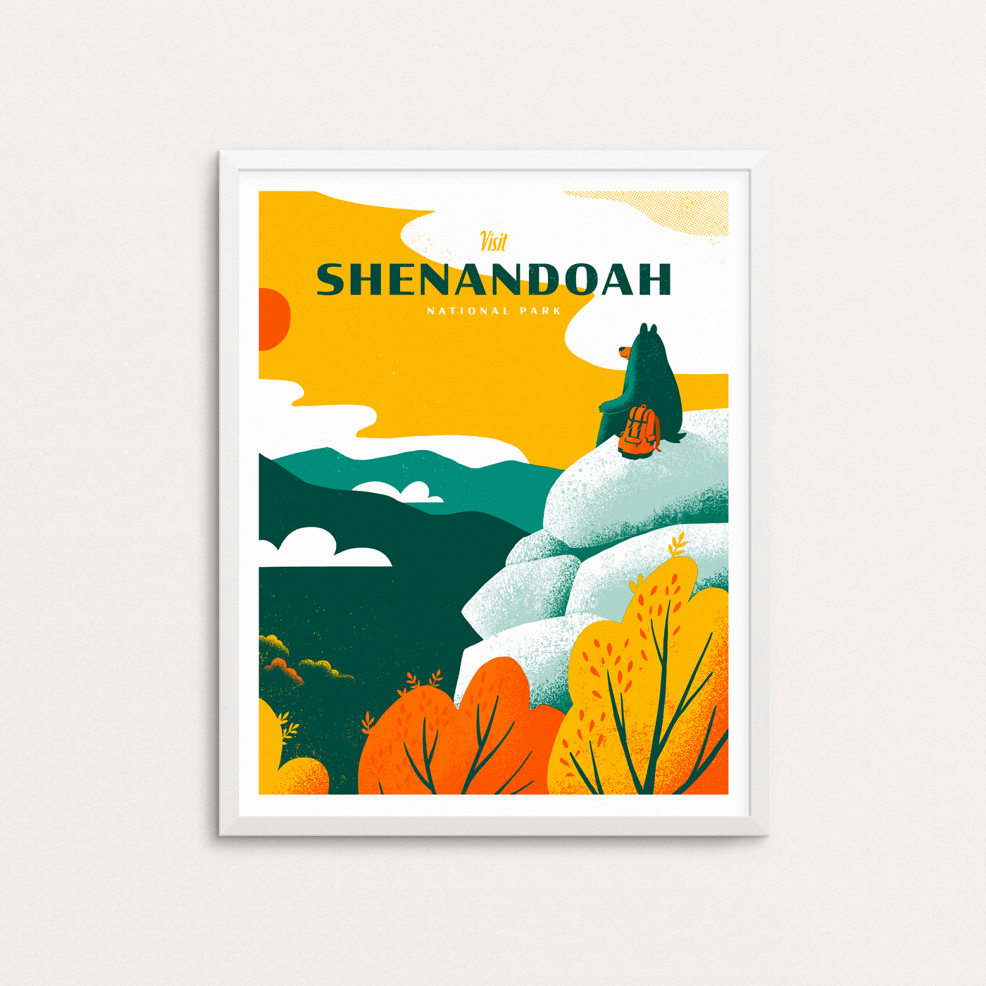Shenandoah National Park Poster 16x20"