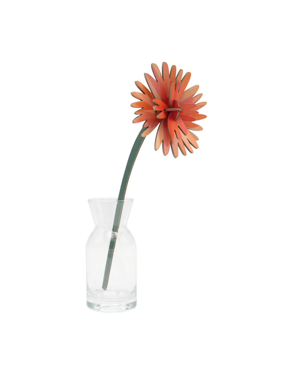 Orange Dahlia | DIY 3D Small Everlasting Flower Craft Kit