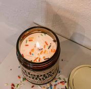 Happy Birthday! Confetti Cake scented 8 oz candle 