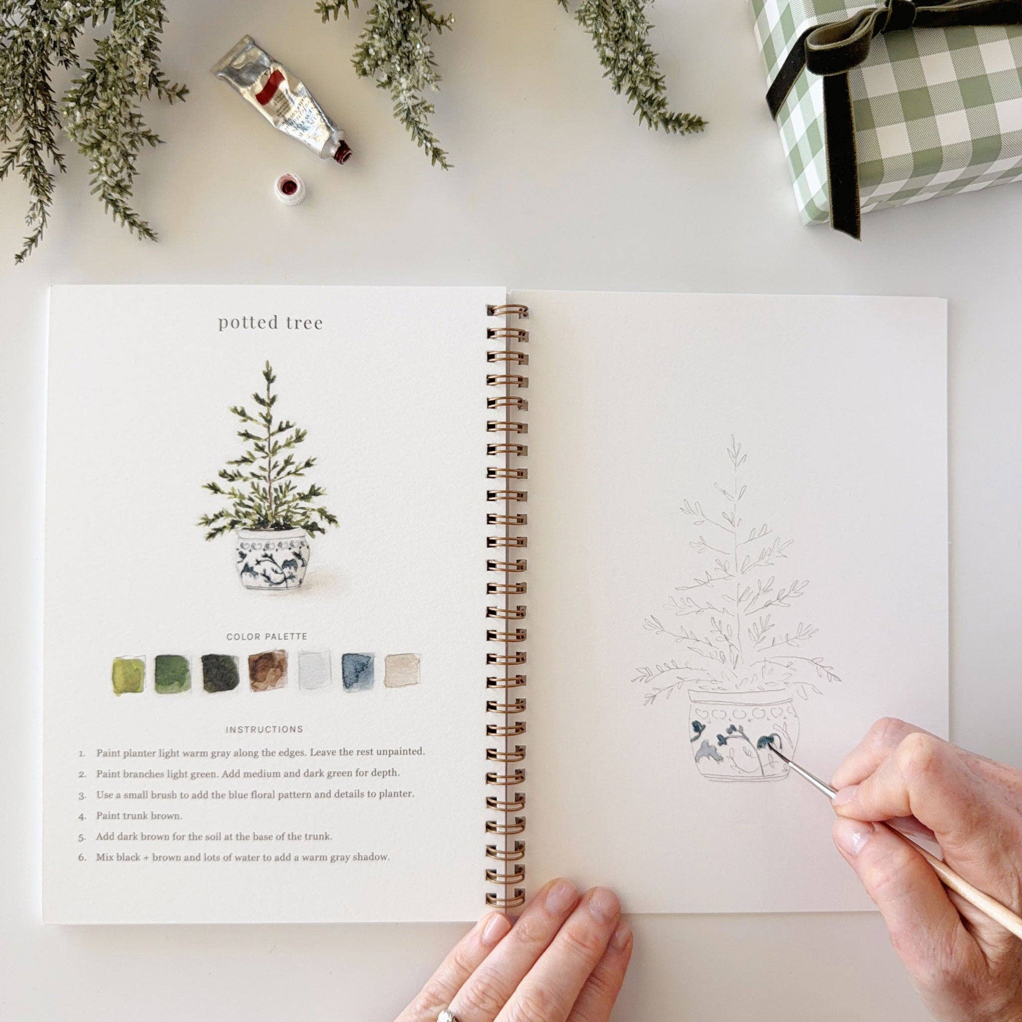 Classic Christmas | Watercolor Workbook