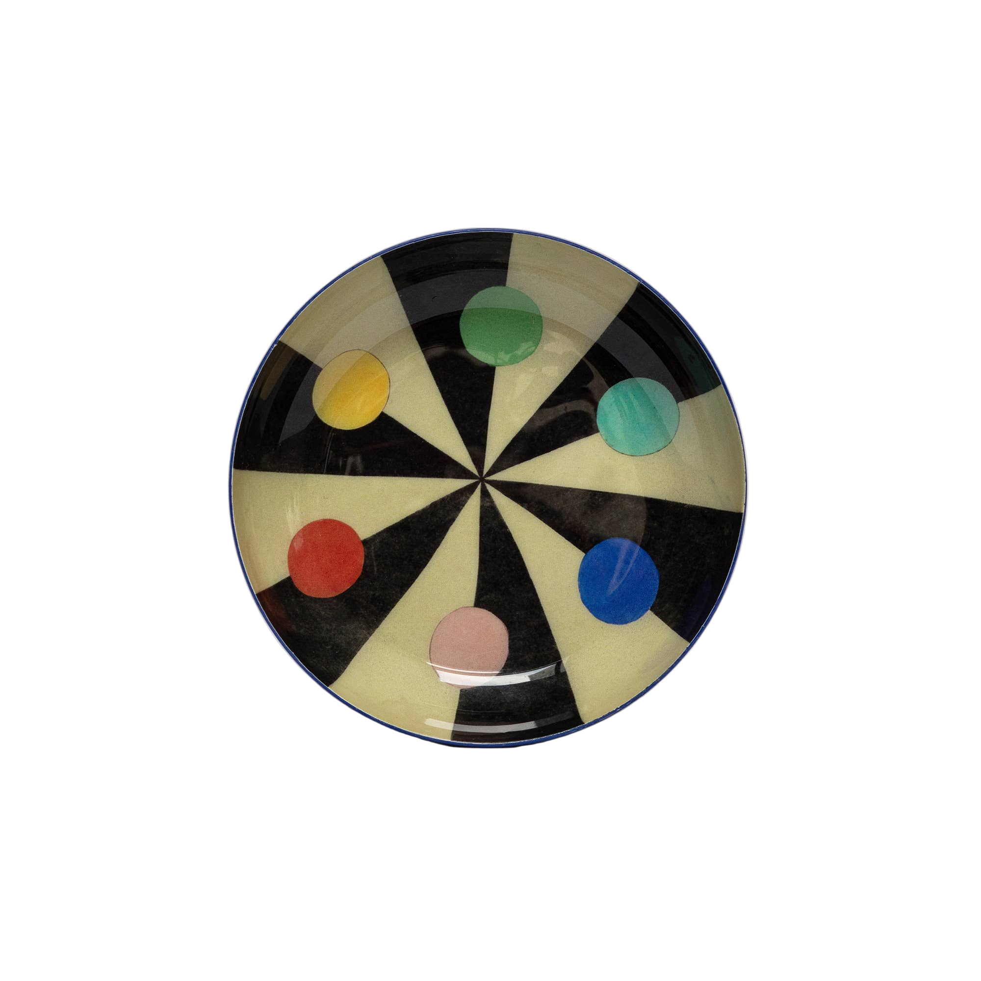 Benson’s Colour Hexagon - A Round Enamel Tray