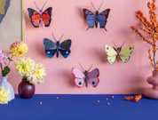 Large Fox Butterfly 3D DIY Wall Art Craft