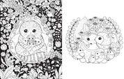 A Million Baby Animals Coloring Book by Lulu Mayo