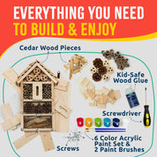 Bug Hotel Butterfly House Woodworking Kit