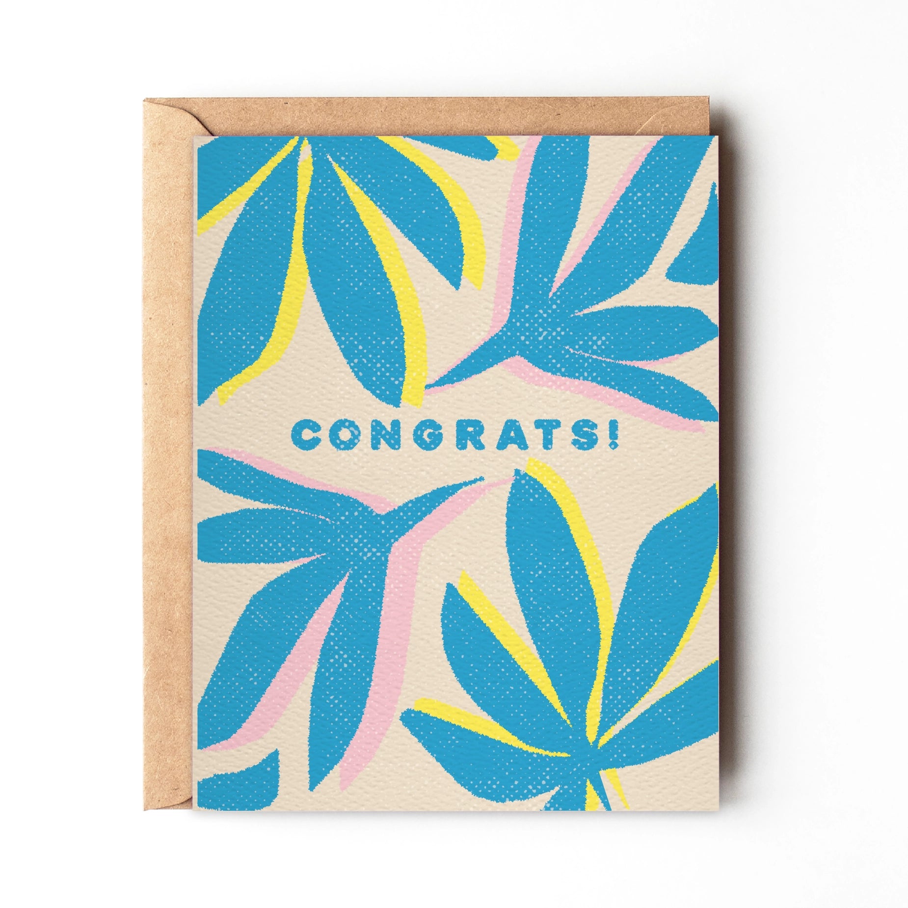 Congrats Bright Summer Greeting Card