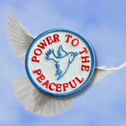 Power to the Peaceful Stick-on patch