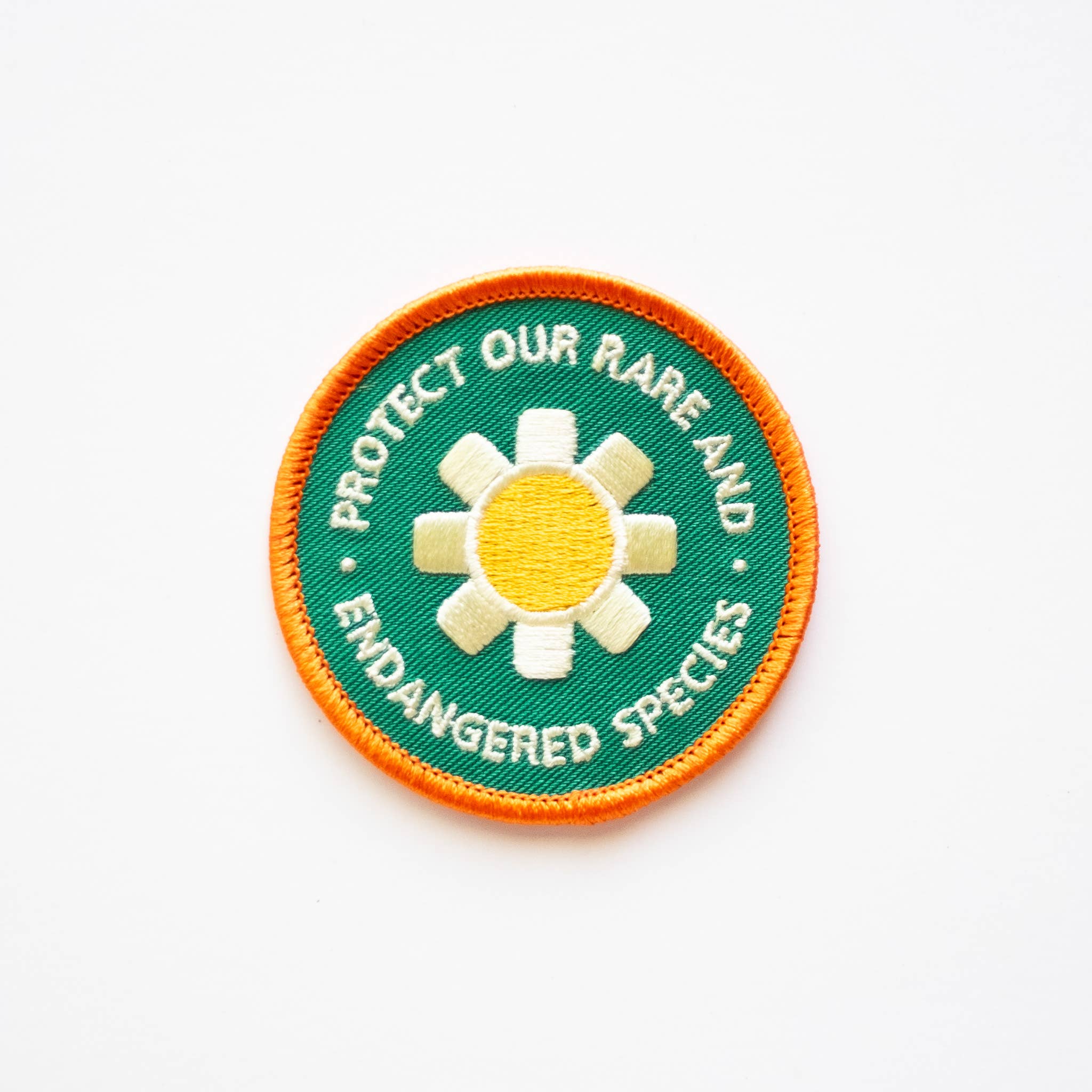 Protect Our Rare and Endangered Species Iron on Patch