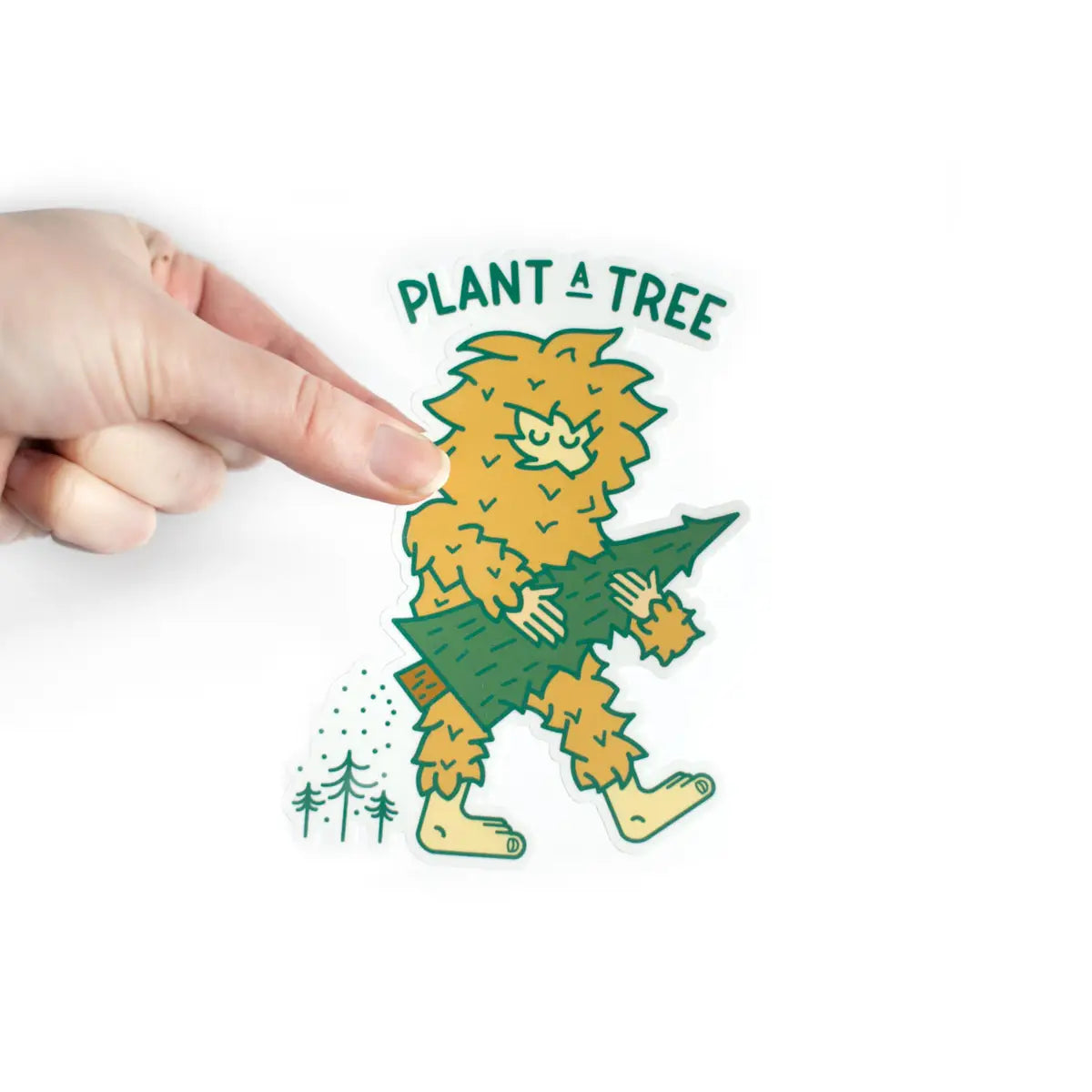 Bigfoot Tree Planter - Sticker