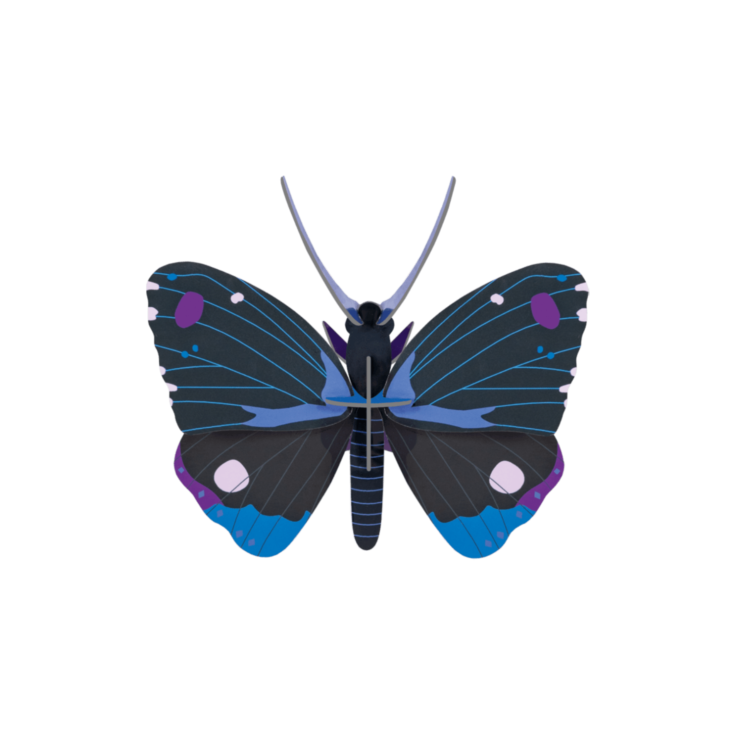 Dark Butterfly paper figurine.