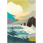 Break in the Storm | 9" x 12" | Art Print