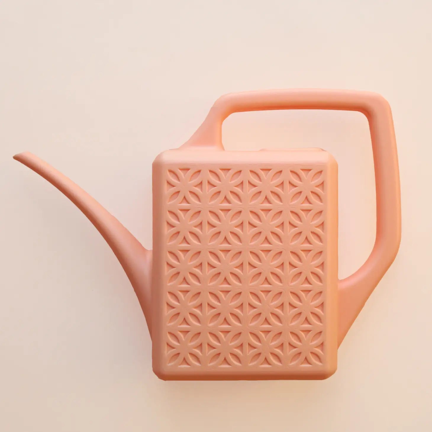 Breeze Block Recycled Plastic Watering Can - Peach