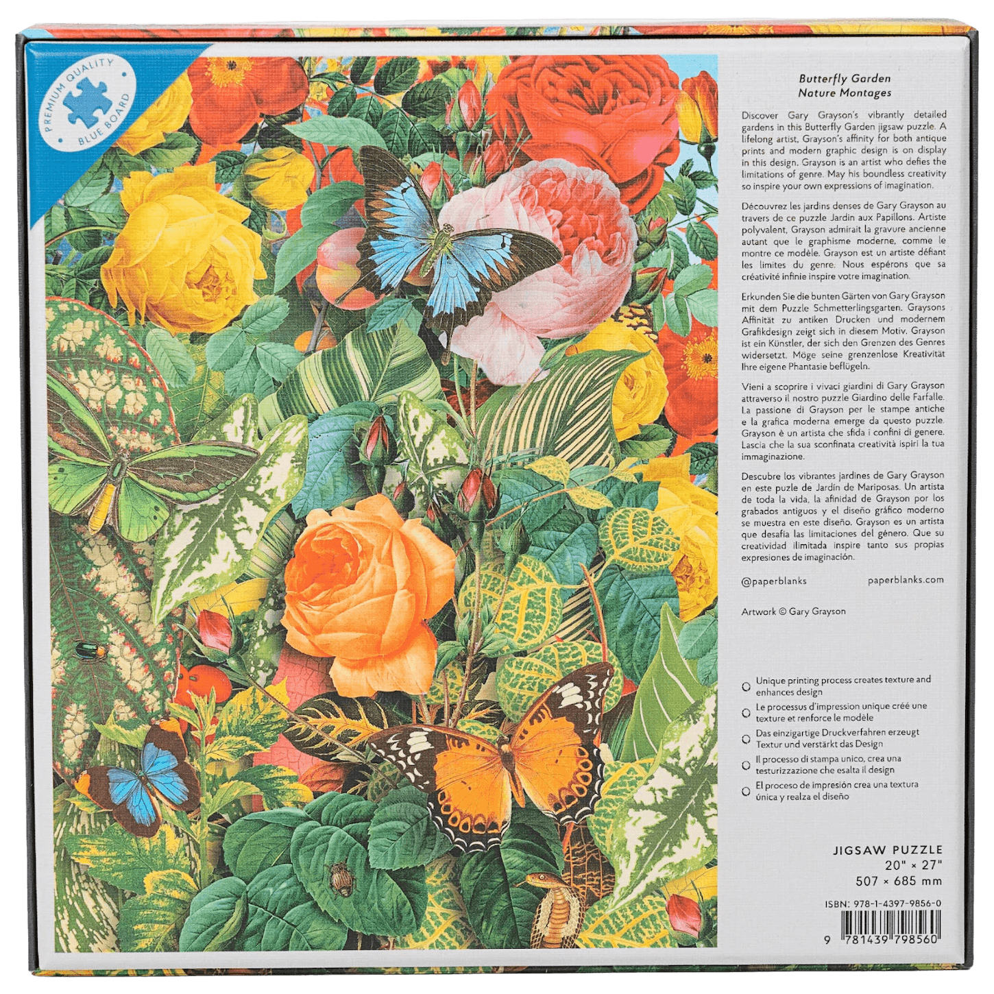 Butterfly Garden, Nature Montages | 1,000 Piece Puzzle