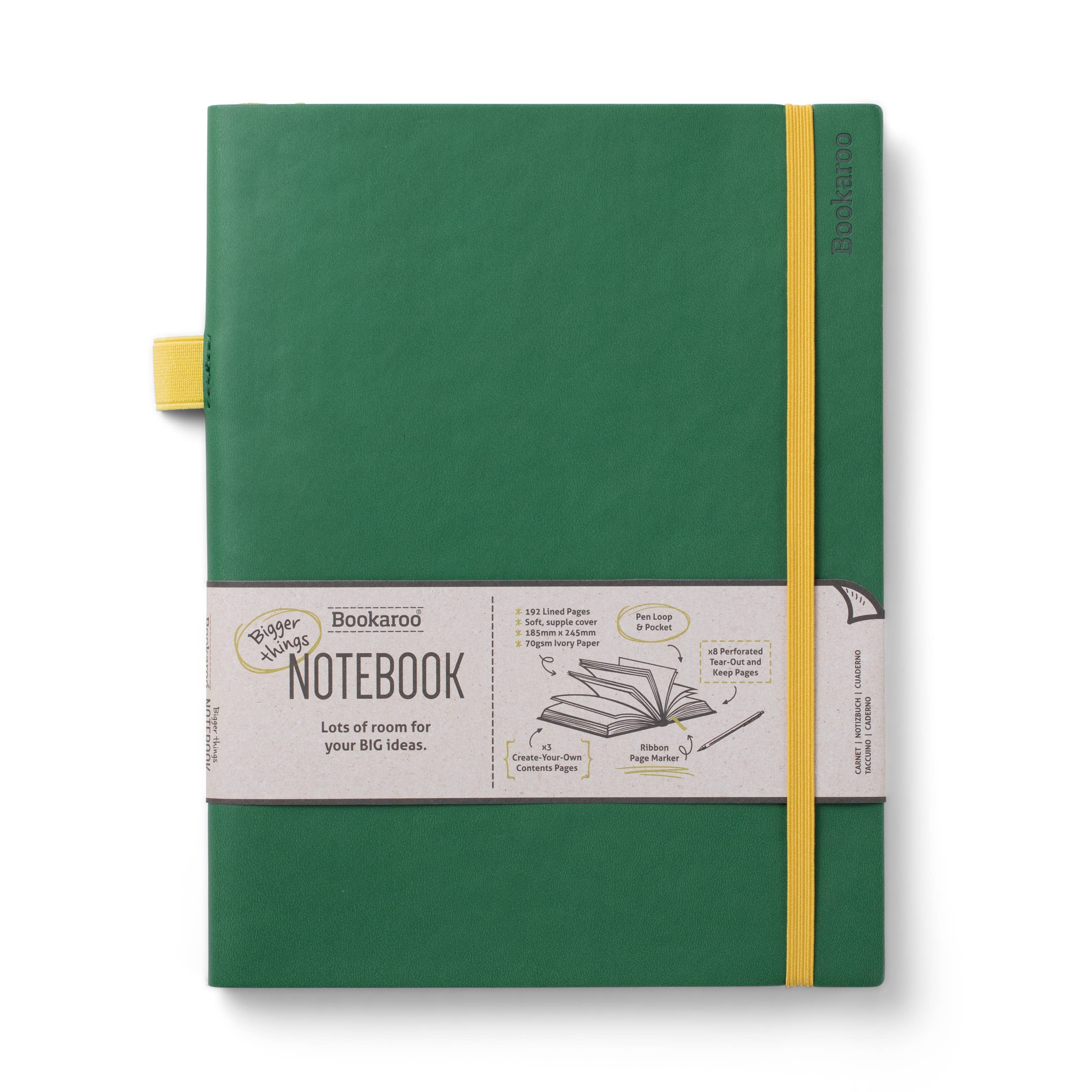 Bookaroo Bigger Things Notebook - 4 Colors Available