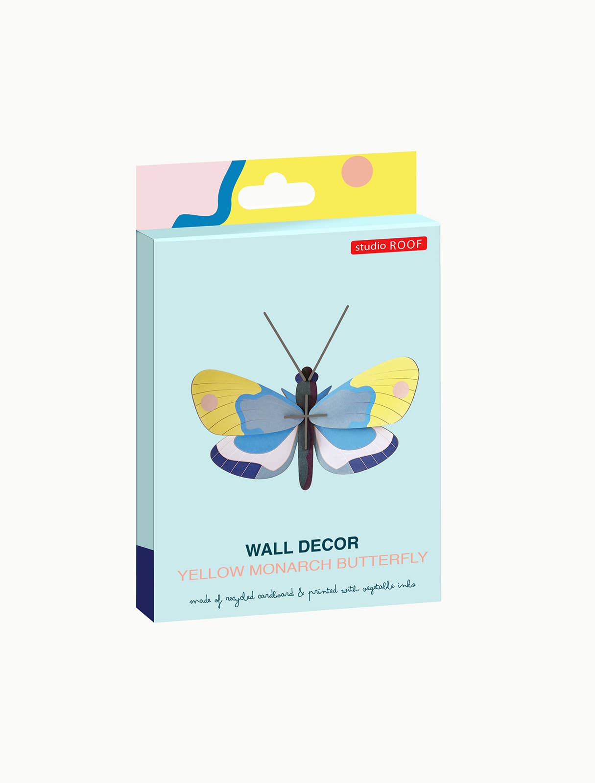 Yellow Monarch Butterfly - 3D DIY Wall Art Kit