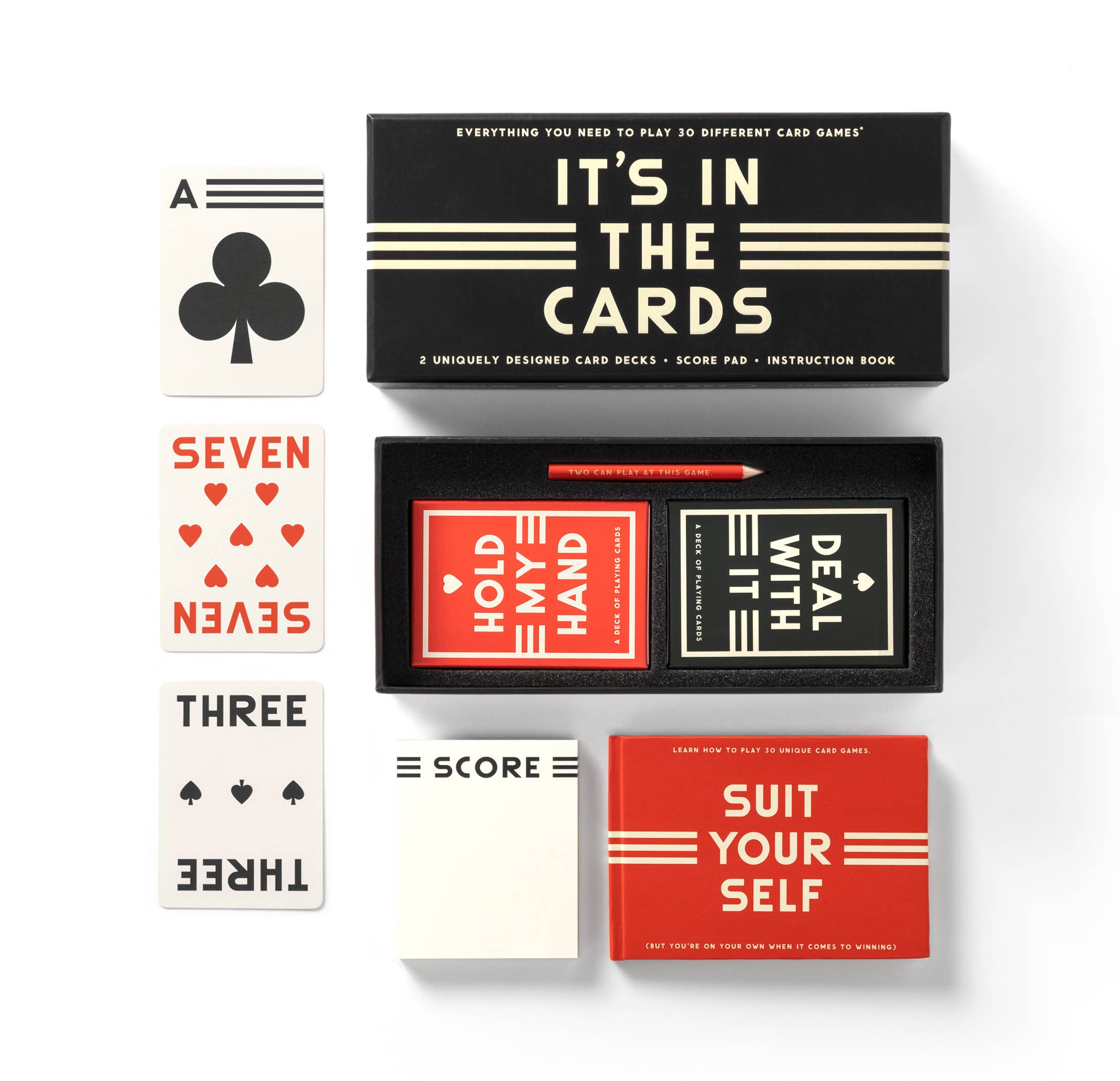 It's In The Cards Playing Card Game Set by Brass Monkey