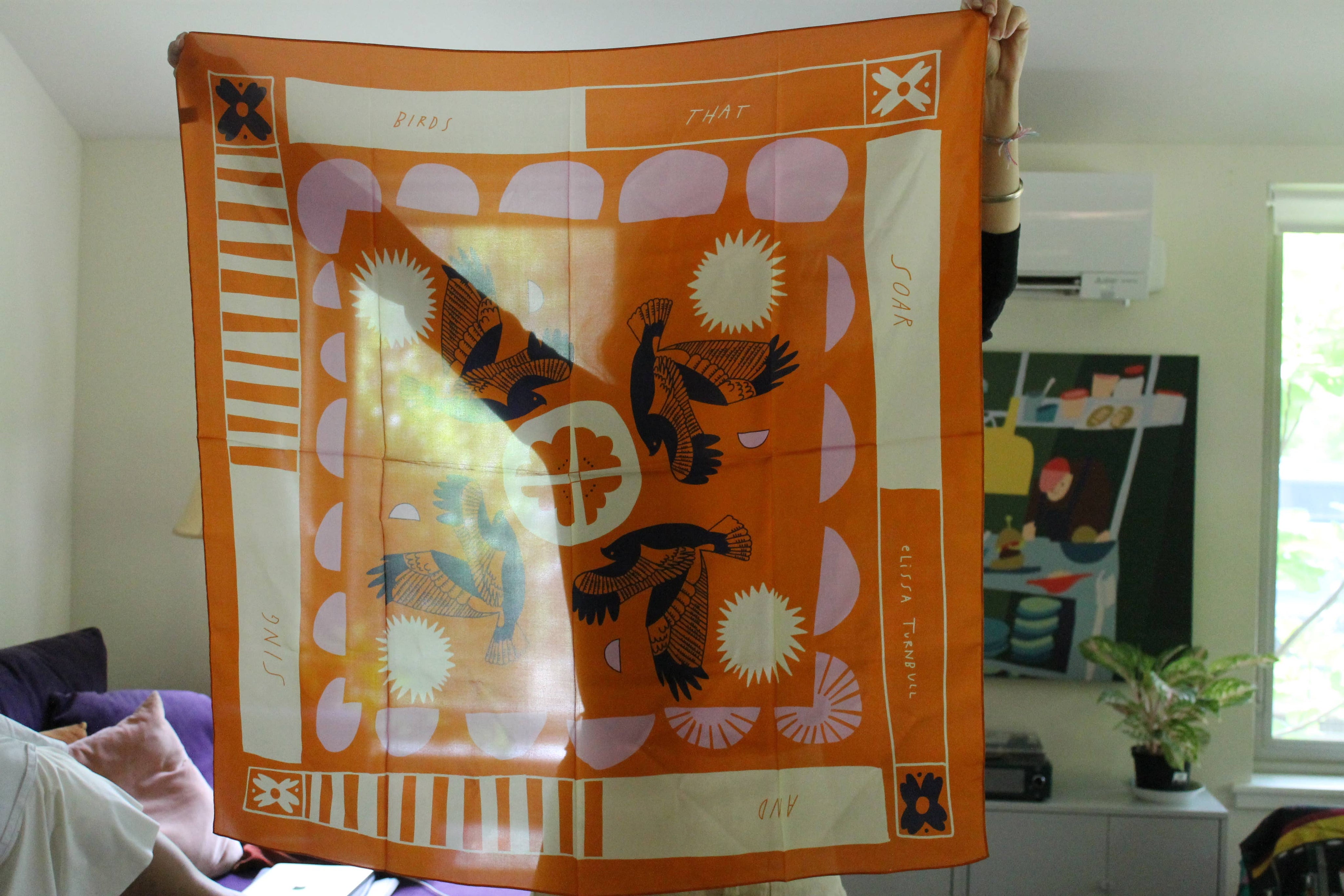 Soar & Sing Silk Habotai Scarf