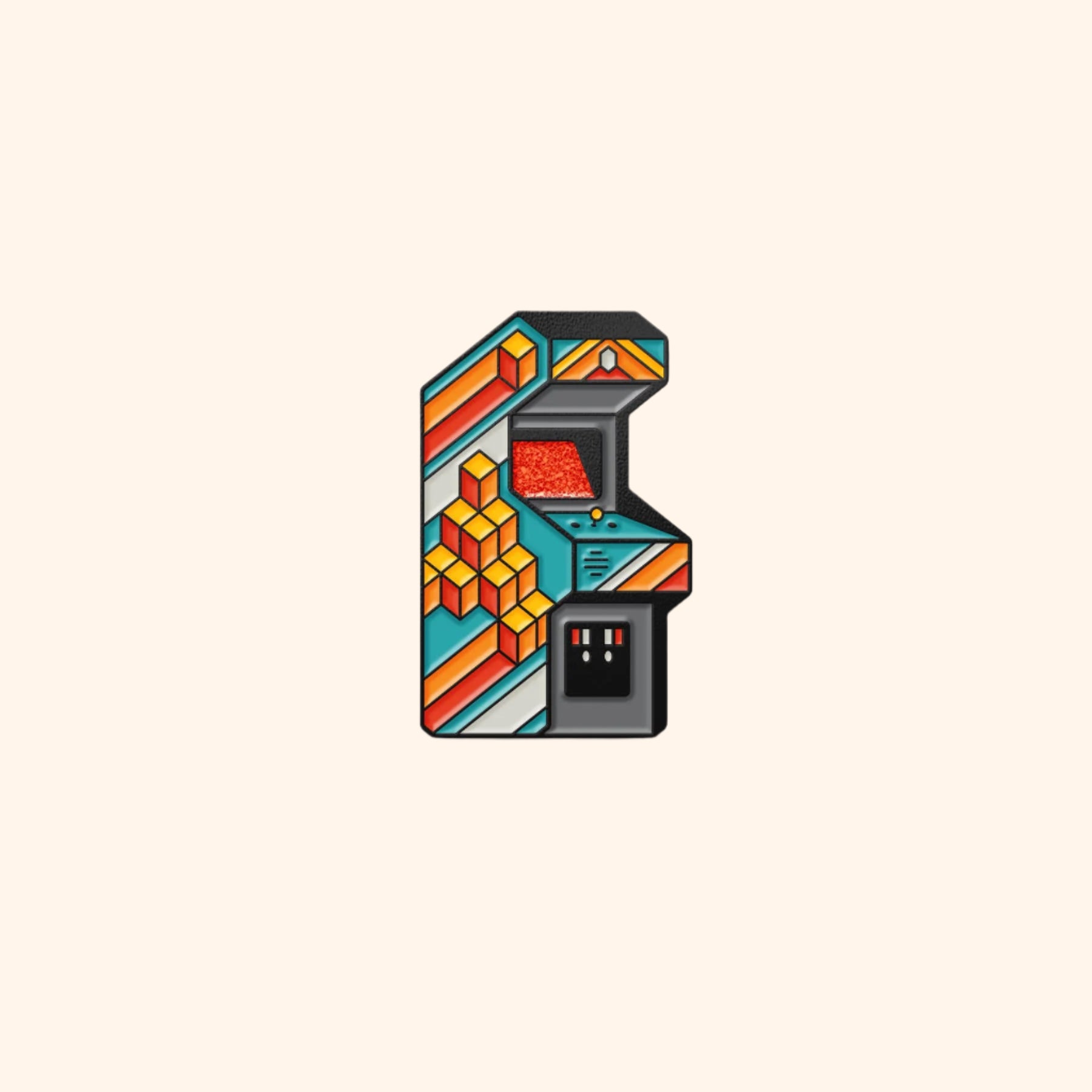 Arcade: Build Soft Enamel Pin