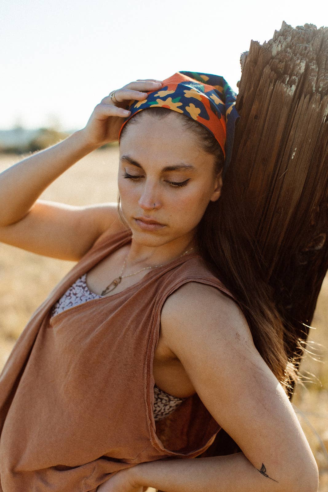 "Endless Bloom" Organic Cotton Bandana