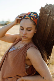 "Endless Bloom" Organic Cotton Bandana