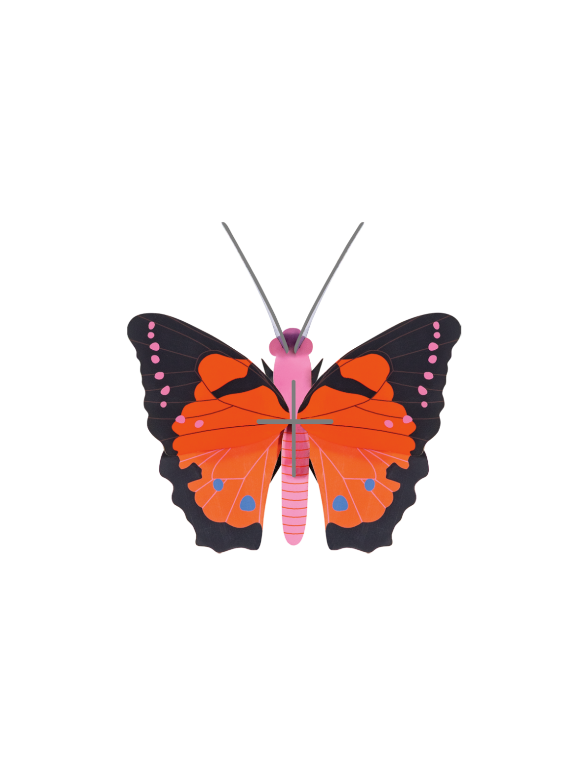 Large Fox Butterfly 3D DIY Wall Art Craft