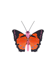 Large Fox Butterfly 3D DIY Wall Art Craft