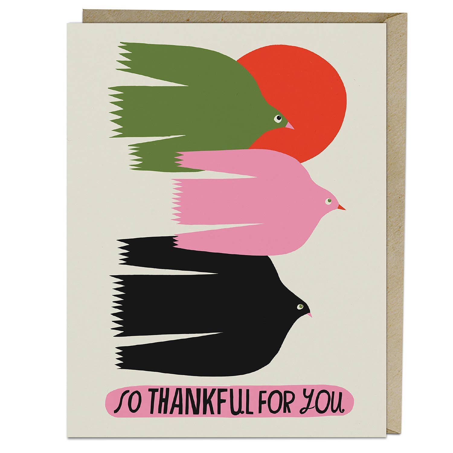 Lisa Congdon So Thankful Greeting Card