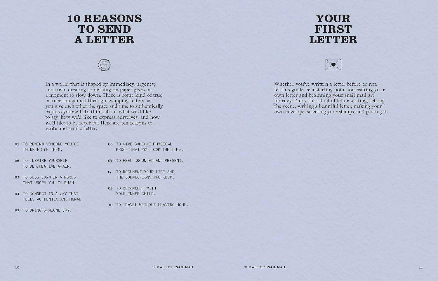 The Art of Snail Mail