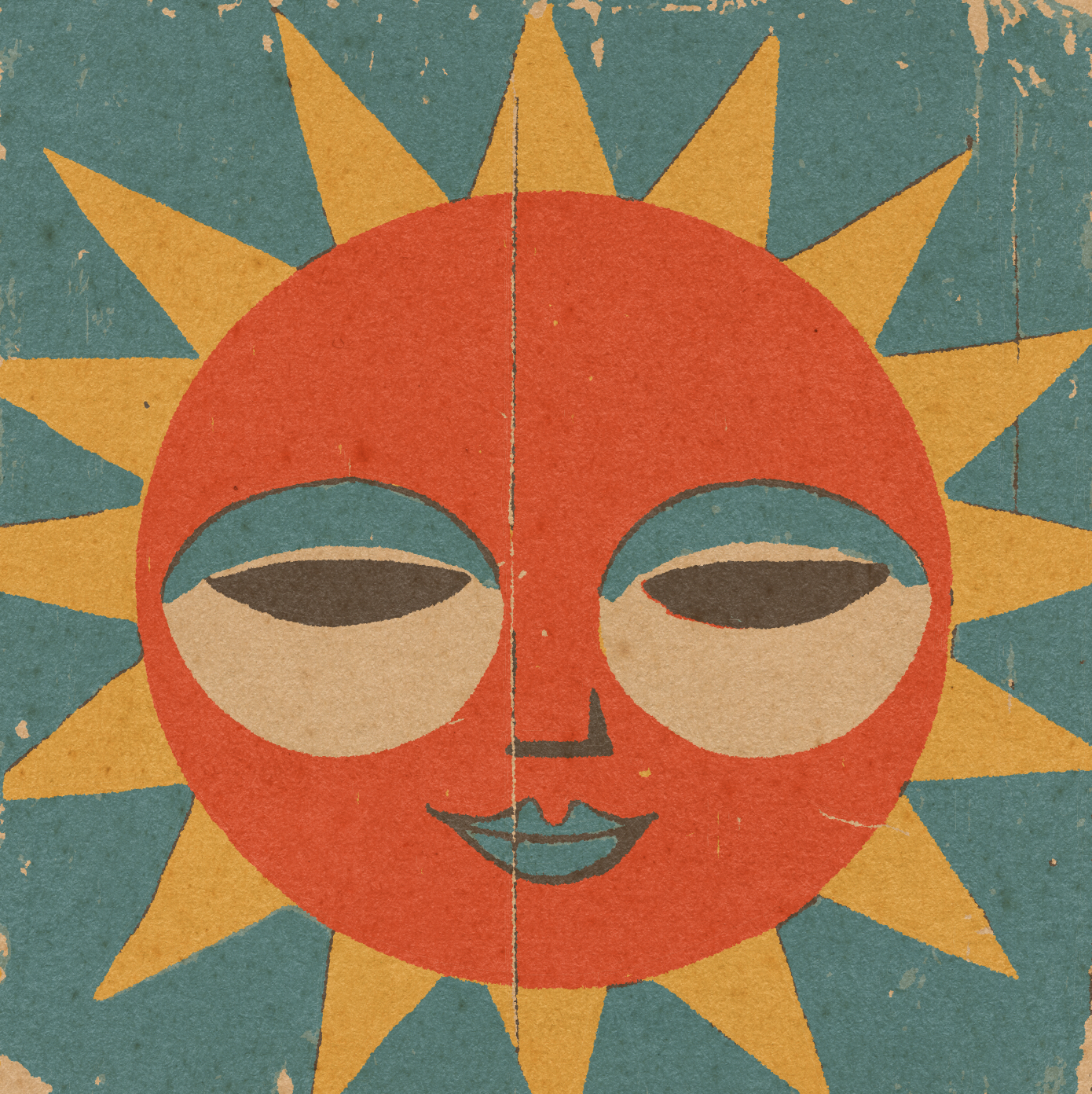 The Brightest Sun Print 11x11
