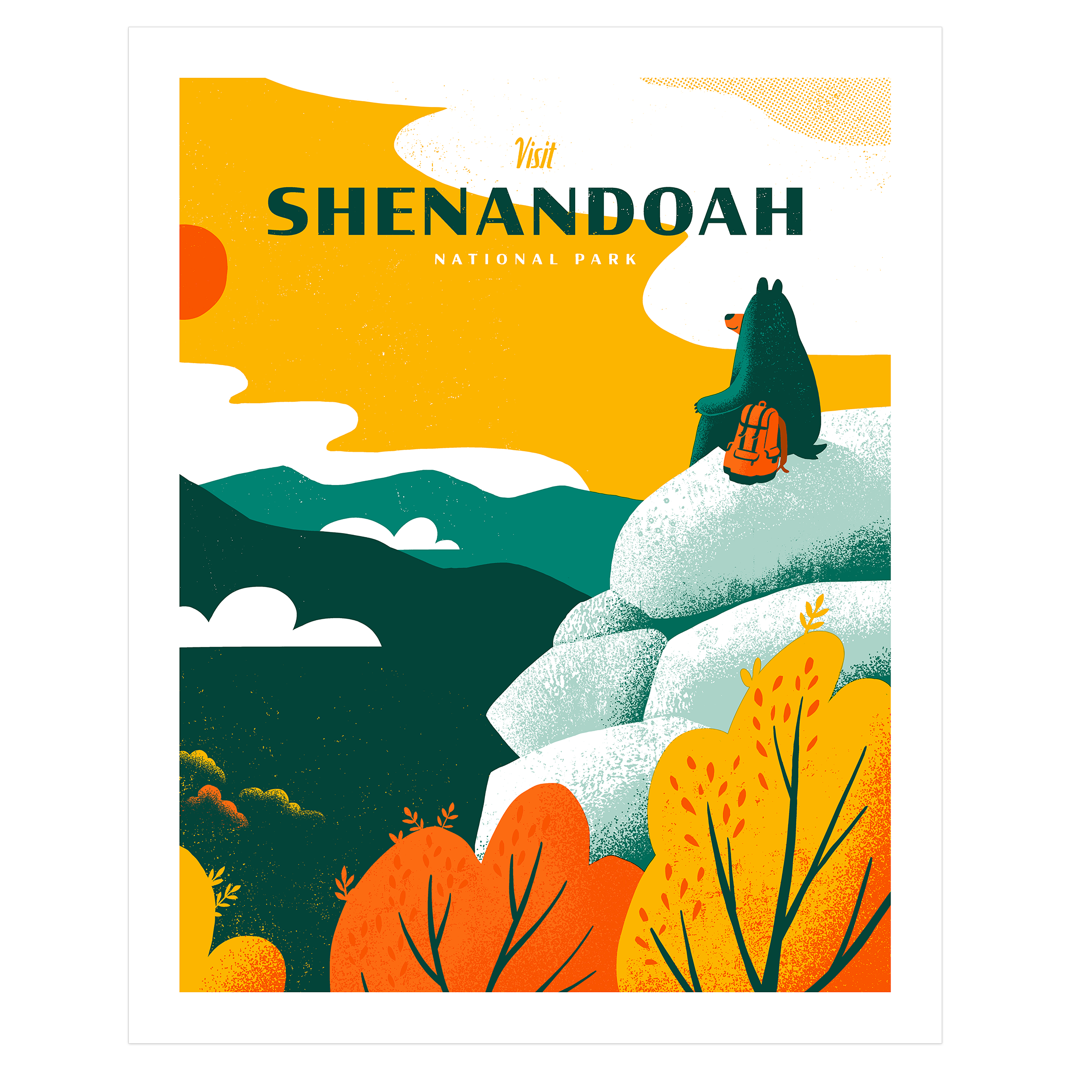 Shenandoah National Park Poster 16x20"