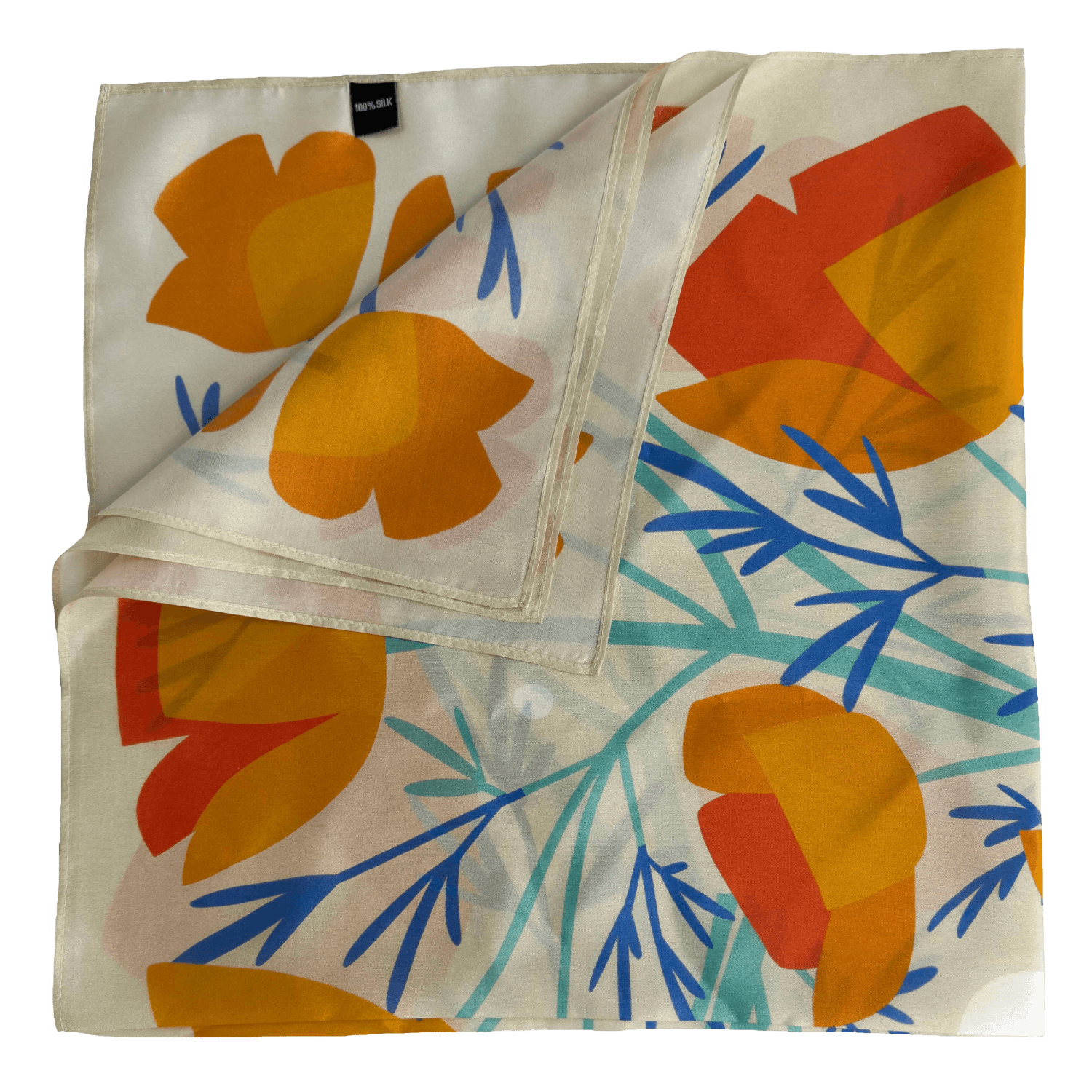 California Poppies | Silk Scarf