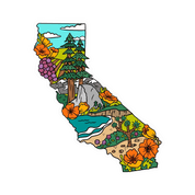 California State Landmarks | Sticker