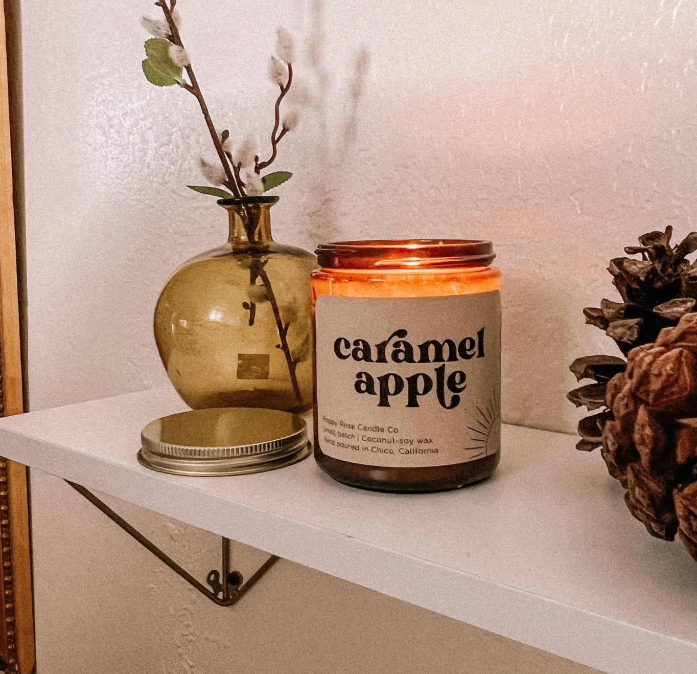 Caramel Apple Coconut Wax Candle
