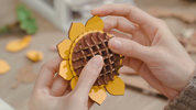 3D Wooden Flower Puzzle: Sunflower