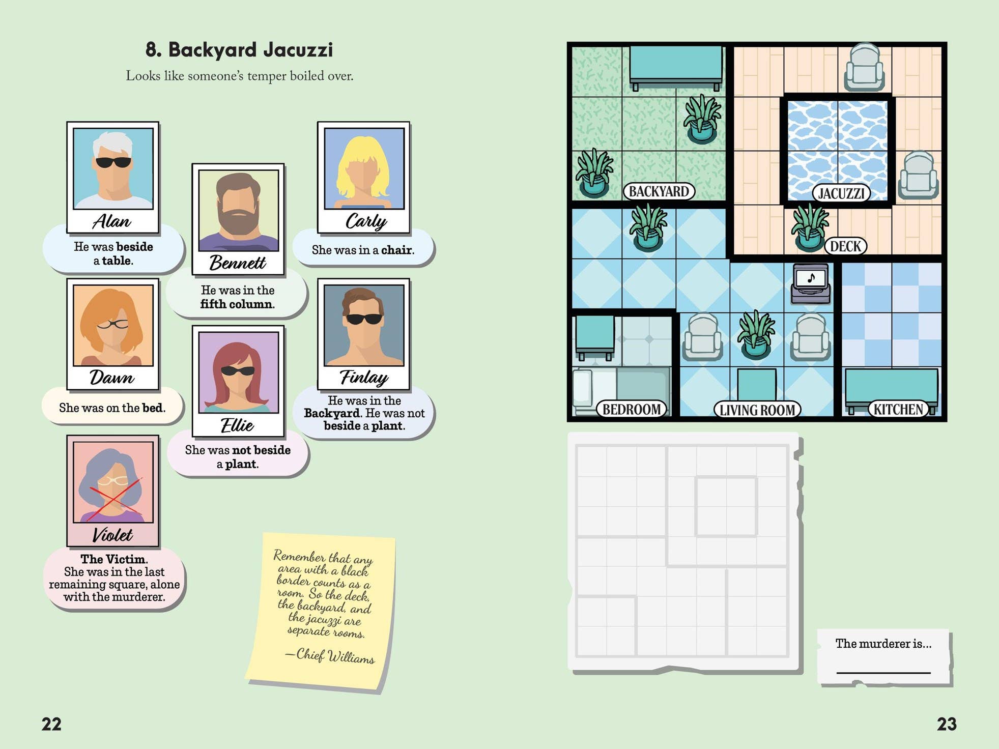Murdoku 80 Murder Mystery Logic Puzzles