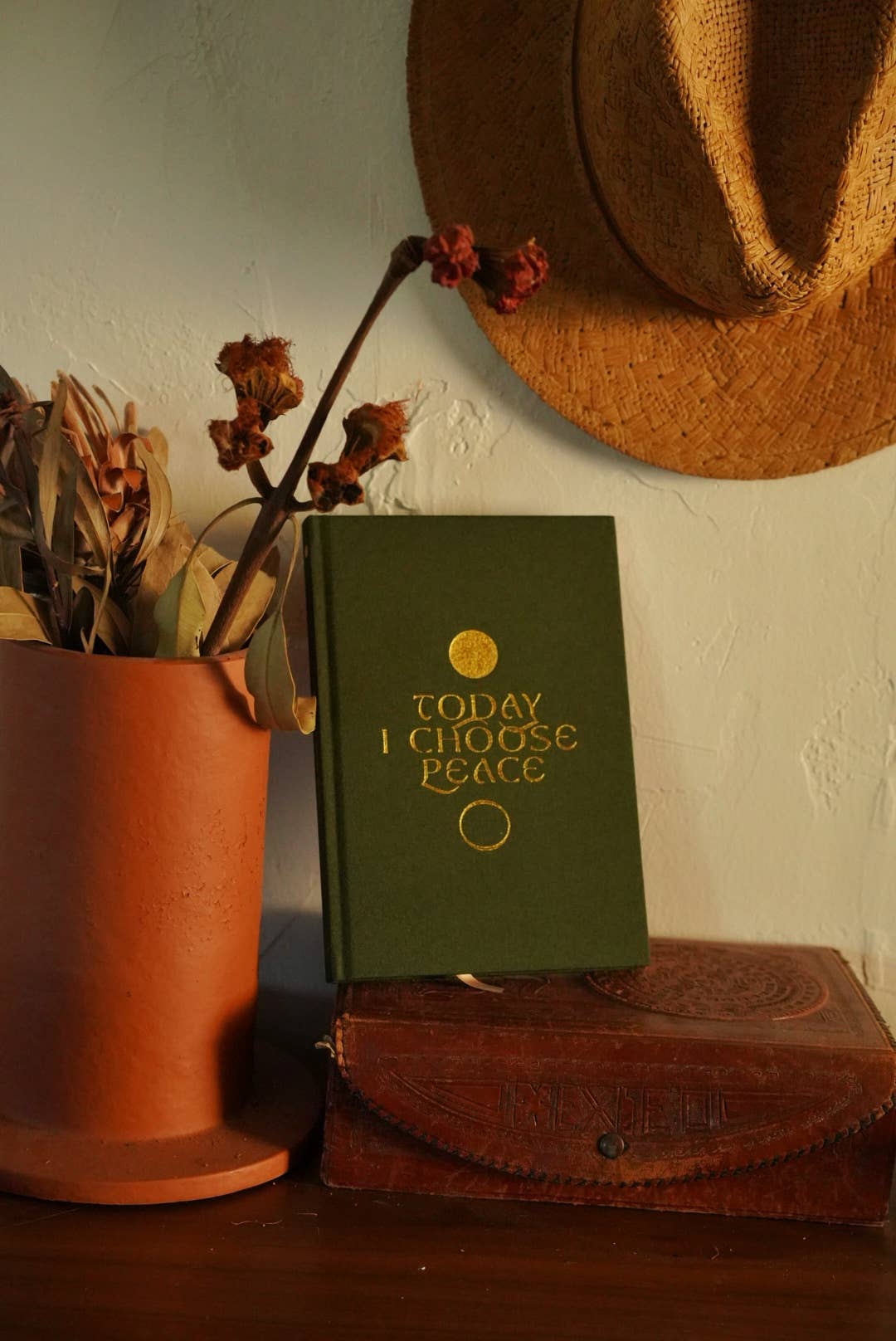 'Today I Choose Peace'- A Linen Bound Journal