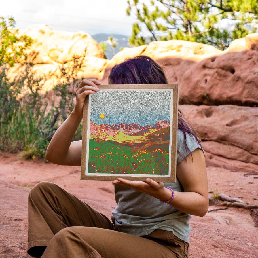 The American Basin 12"x12" Print