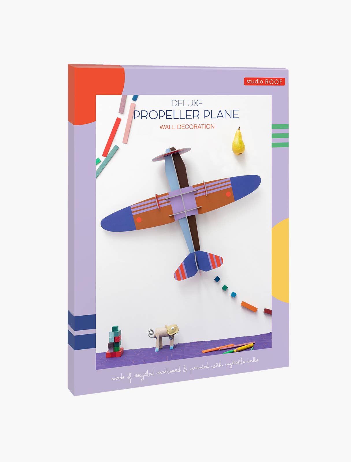 Deluxe Propeller Plane 3D DIY Wall Art