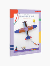 Deluxe Propeller Plane 3D DIY Wall Art