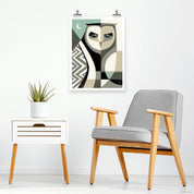 Who? Blue - Giclee 9x12 Print