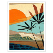Palm Life Fine Art Print 9x12 by Abel Arts
