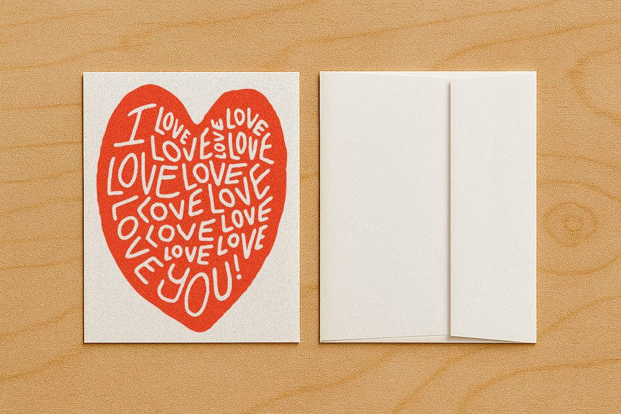 I Love Love Love You | Greeting Card