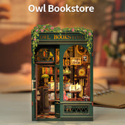 Owl Bookstore: DIY Book Nook Kit by Hands Craft