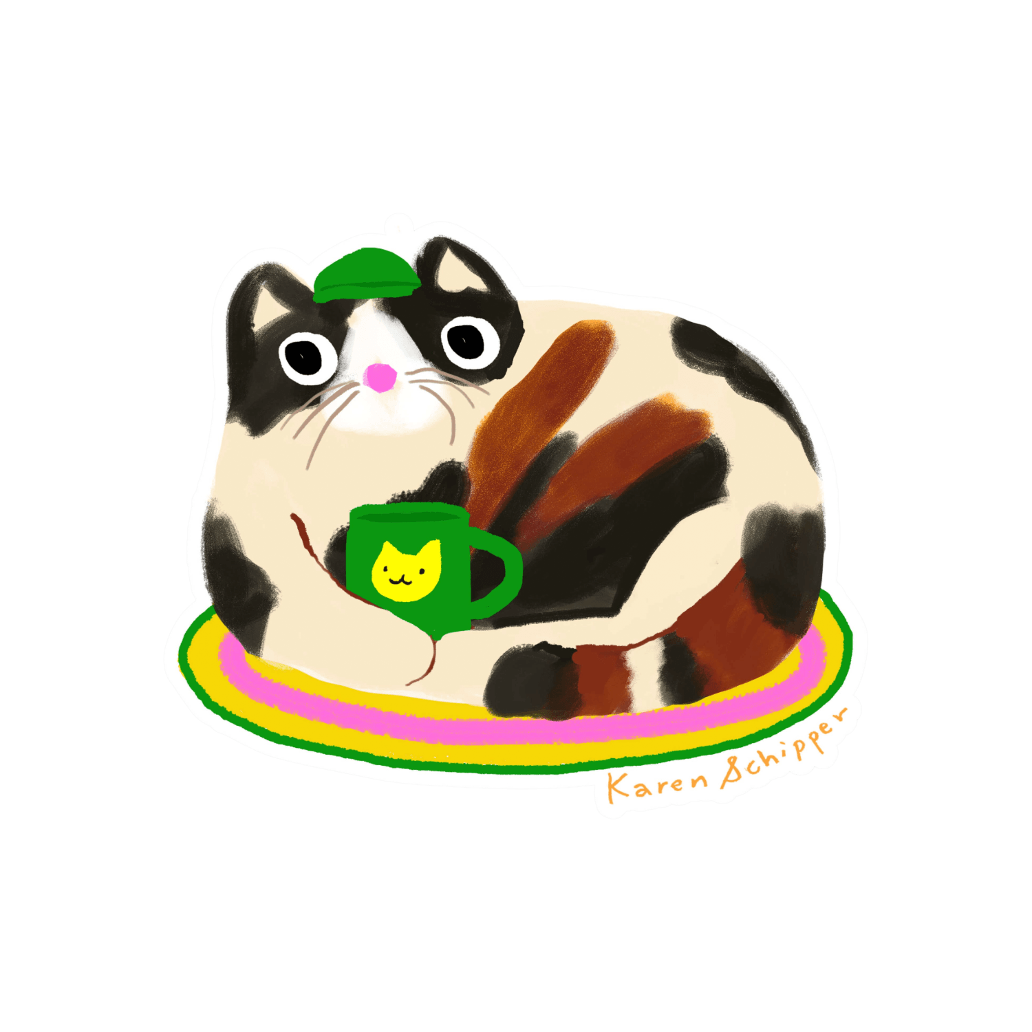 Coffee Cat | Sticker