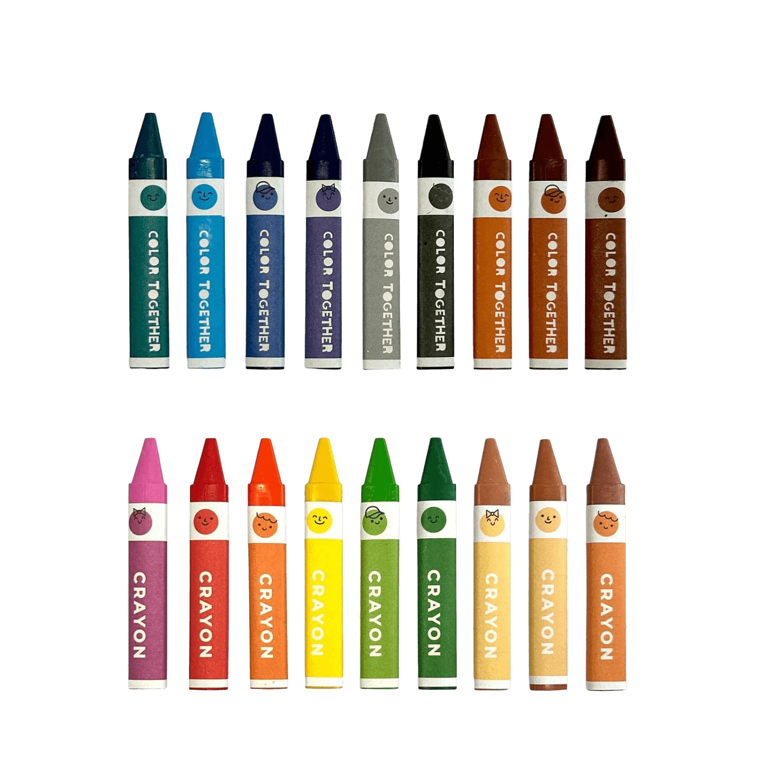 Set of 18 | Triangular Crayons