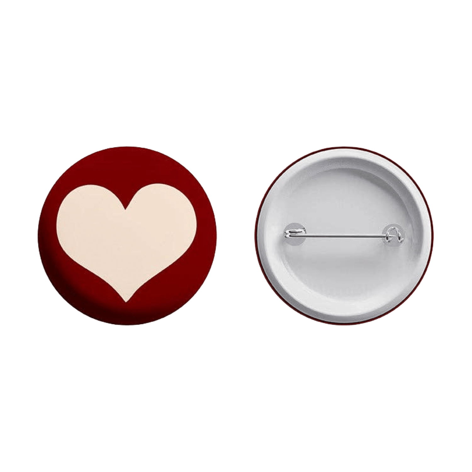 Colorful Heart, 4 Colors | Pinback Button