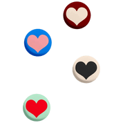 Colorful Heart, 4 Colors | Pinback Button