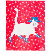 Cowboy Cat | Risograph Print