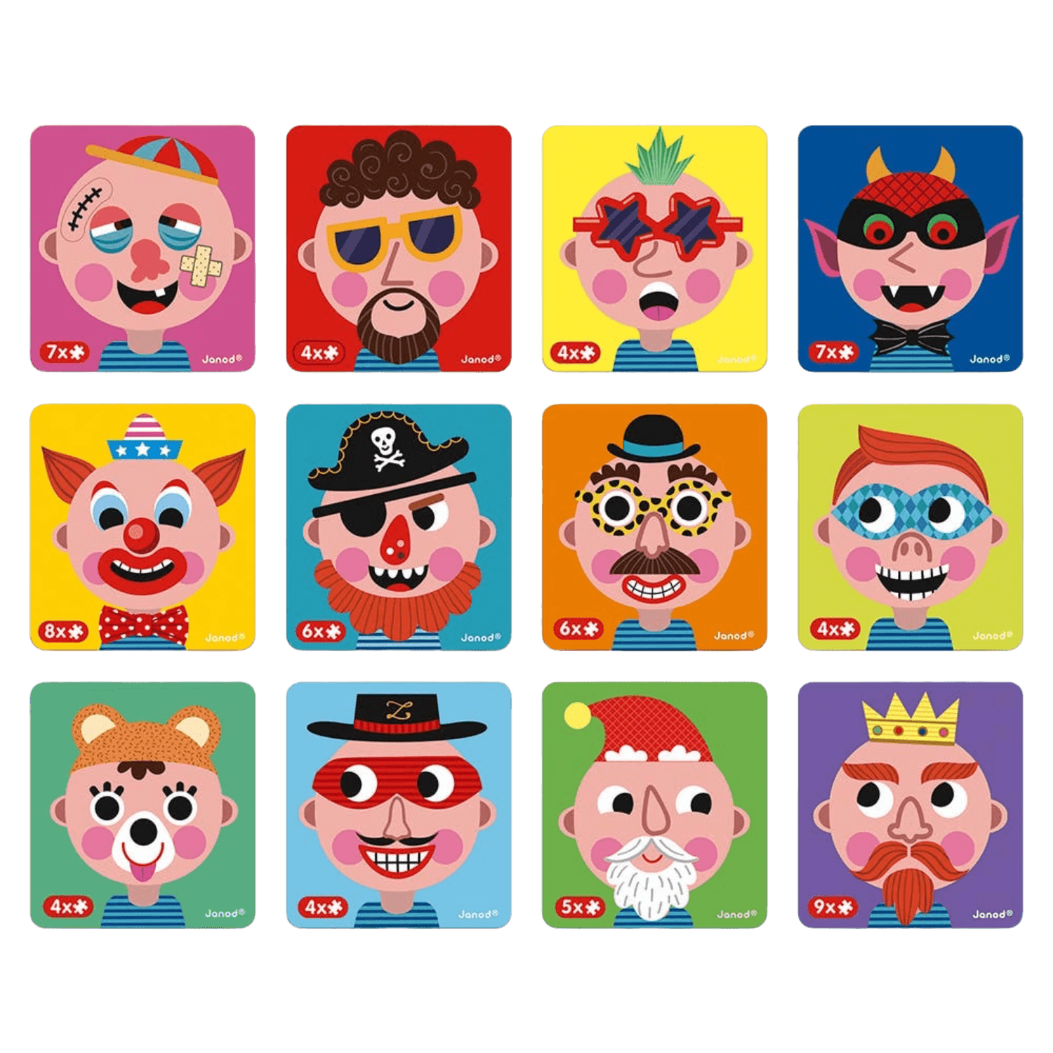 Crazy Faces | Magneti'book