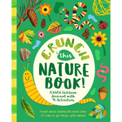 Cover of 'Grunge This Nature Book!' with colorful nature-themed illustrations on a green background.